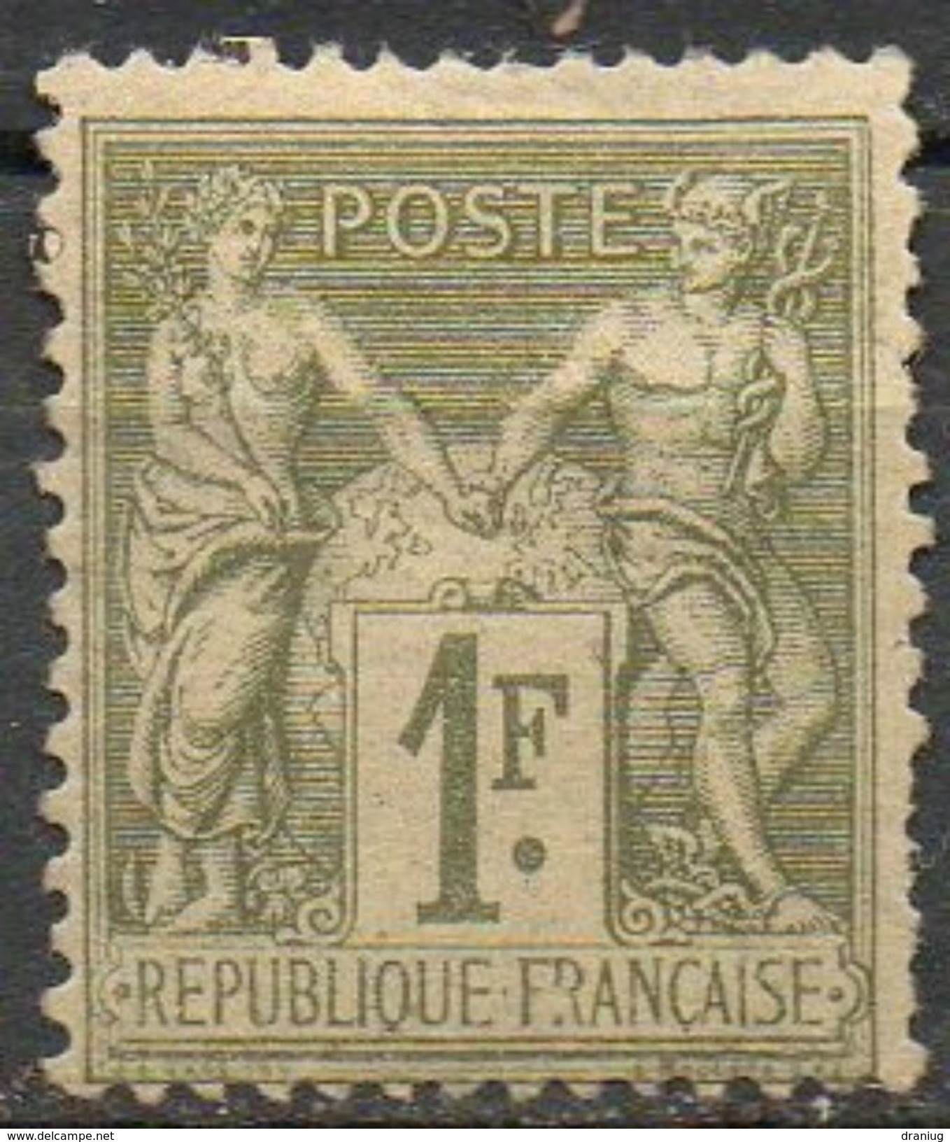 FRANCE - N°82 Neuf* - Dents Courtes - 1876-1898 Sage (Type II)