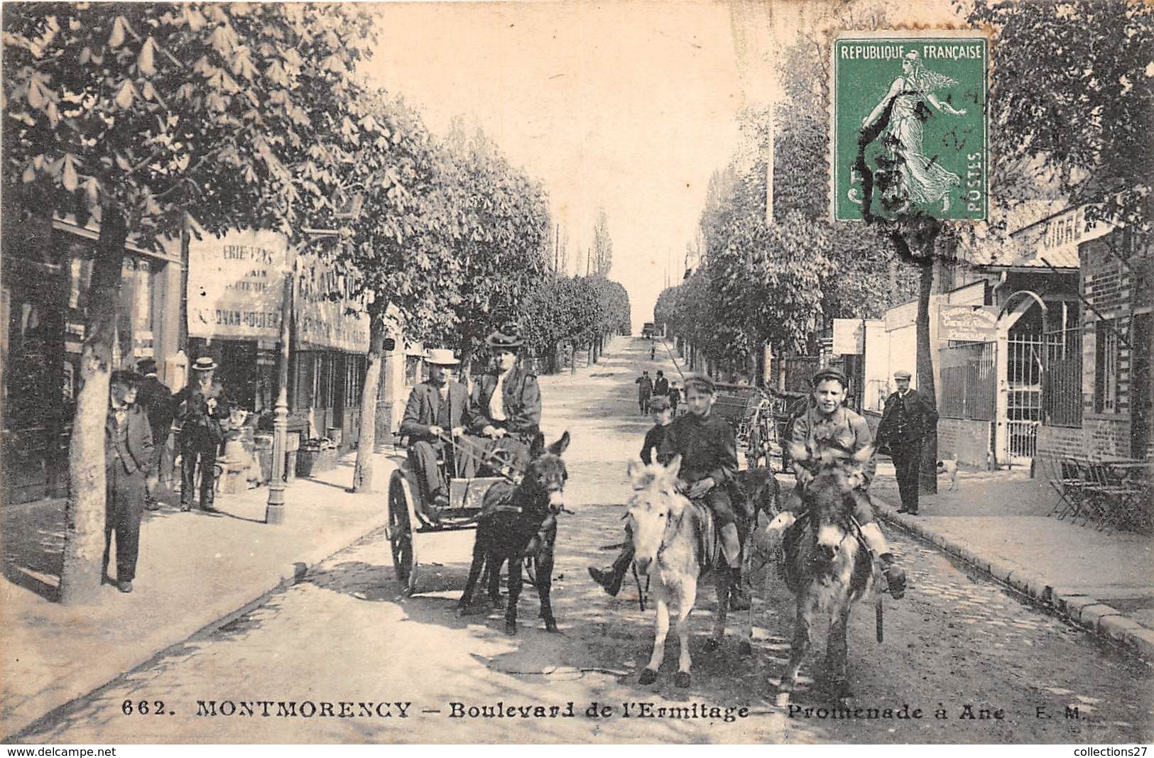 95-MONTMORENCY- BOULVARD DE L'ERMITAGE- PROMENADE A ANE - Montmorency