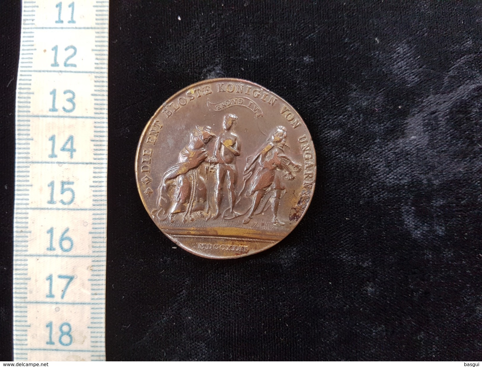 ROYAUME DE BOHÈME - MARIE-THÉRÈSE Médaille Satyrique - Humiliation De Marie-Thérèse Par Frédéric II,  1764 - Royal / Of Nobility