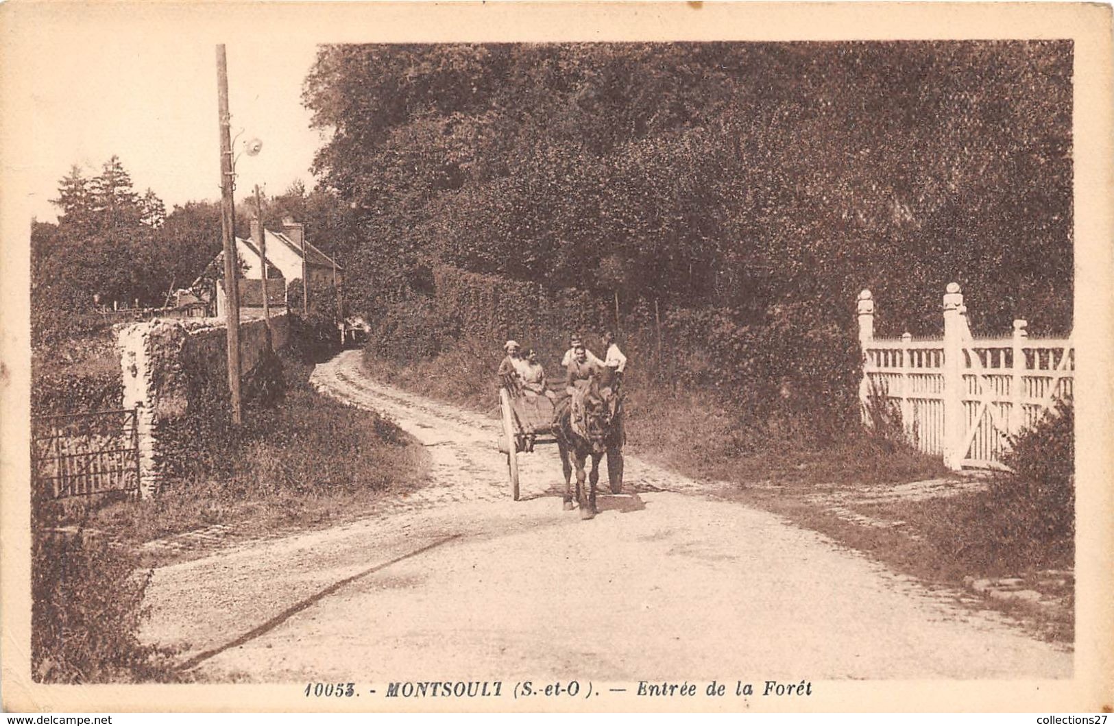 95-MONTSOULT- ENTREE DE LA FORÊT - Montsoult