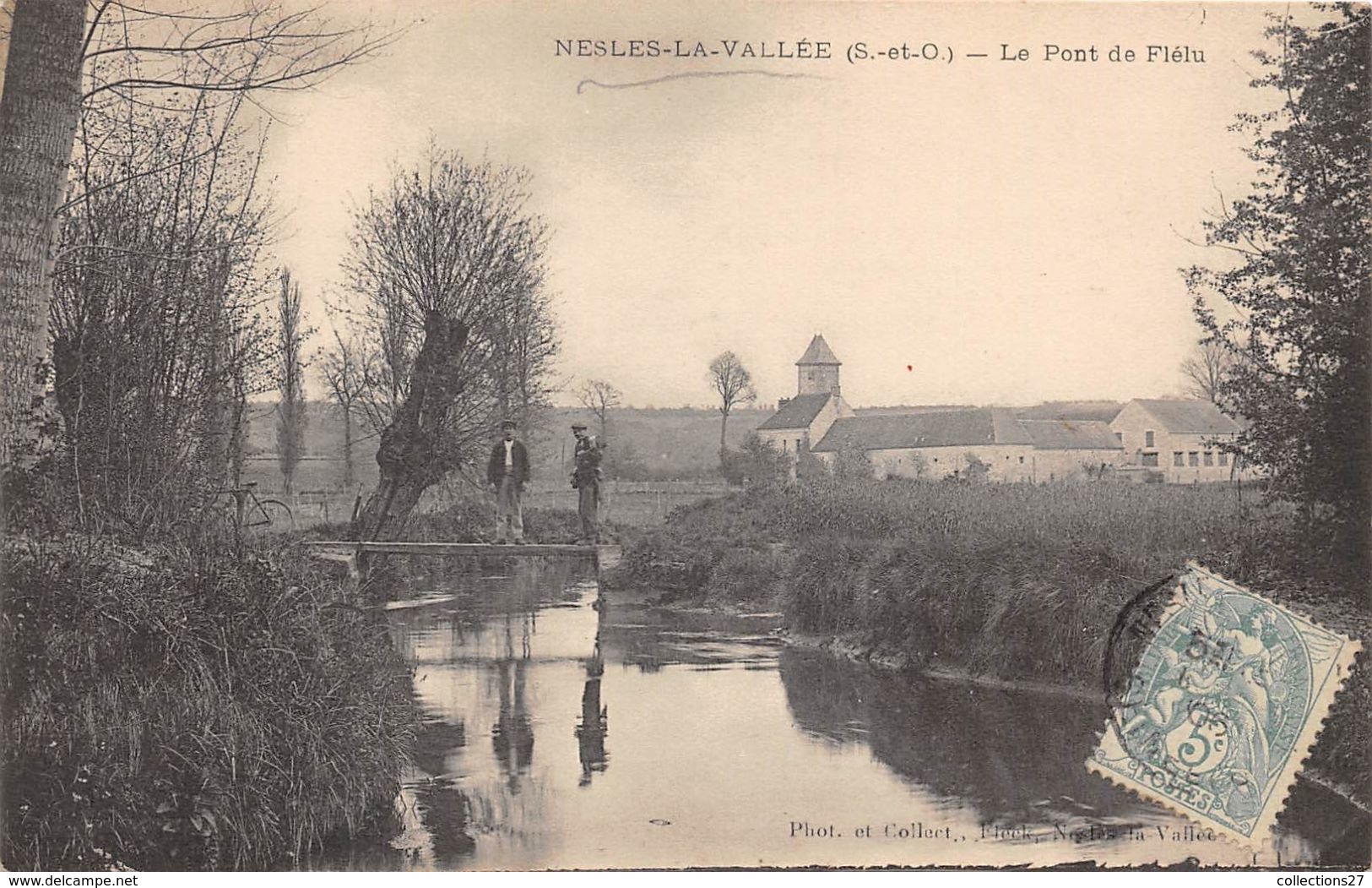 95-NESLES-LA-VALLEE- LE PONT DE FLELU - Nesles-la-Vallée