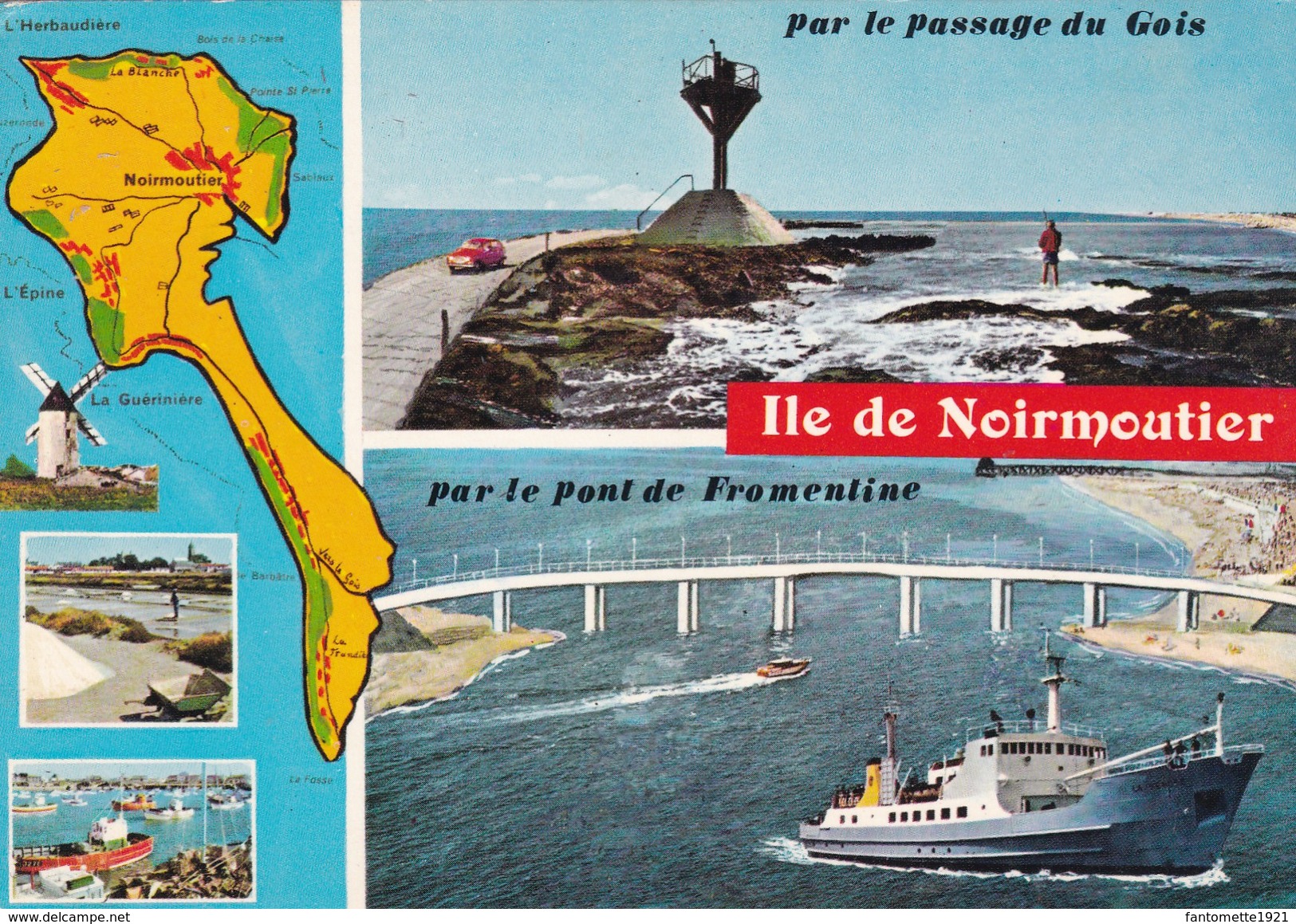 ILE DE NOIRMOUTIER MULTIVUES (dil308) - Ile De Noirmoutier