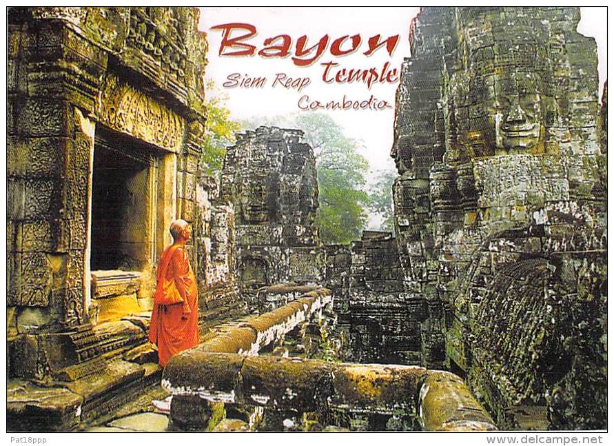 ASIE Asia - CAMBODGE Cambodia - BAYON Temple - Siem Reap - CPM GF -  Kambodscha Cambodgia Cambodja - Cambodia