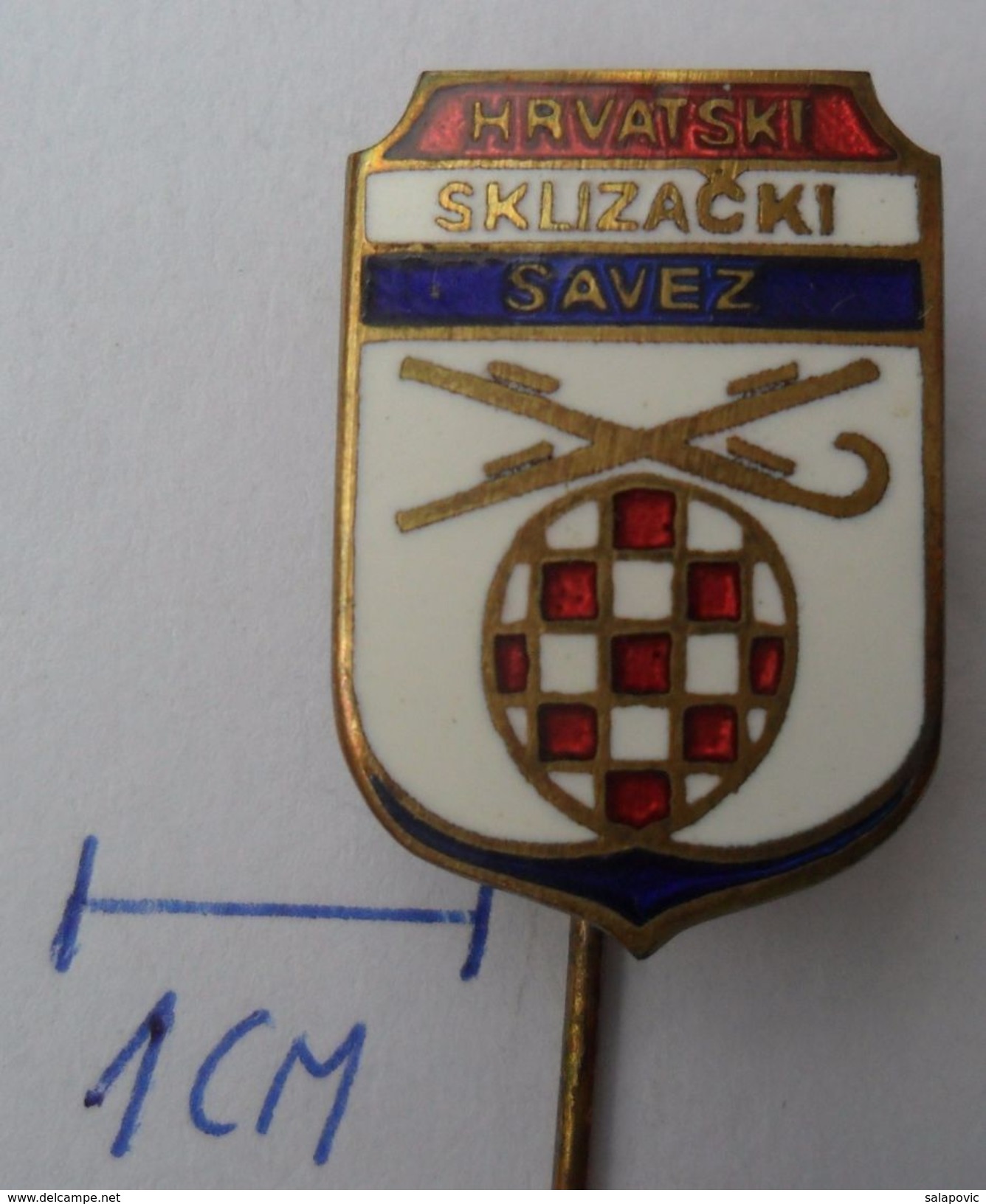 HRVATSKI KLIZA&#x10C;KI SAVEZ, Skating Federation Croatia PINS BADGES P2 - Patinage Artistique