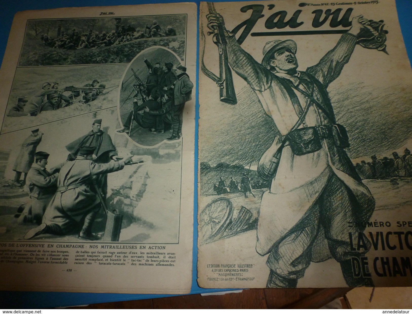 1915 J'AI VU: Les Soldats D'Afrique Du Colonel Marchand à La Victoire ; Les Vieilles Dans Les Ruines De Loos; Etc - Frans