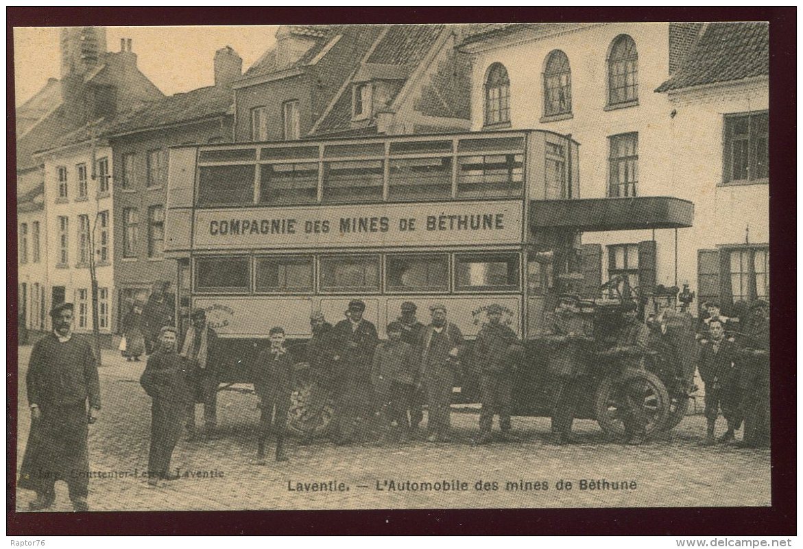 CPSM Reproduction Neuve 62 LAVENTIE L'Automobile Des Mines De Béthune - Laventie