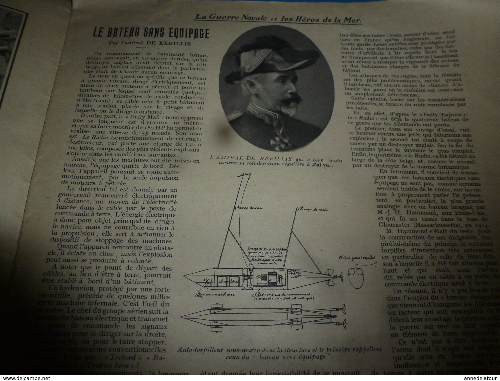 1918 J'AI VU:Bateau-sans-Equipage (torpille);Pêche Pendant La Guerre Sur Le Hyacinthe-Yvonne;Peintres Aux Armées;Halifax - Französisch