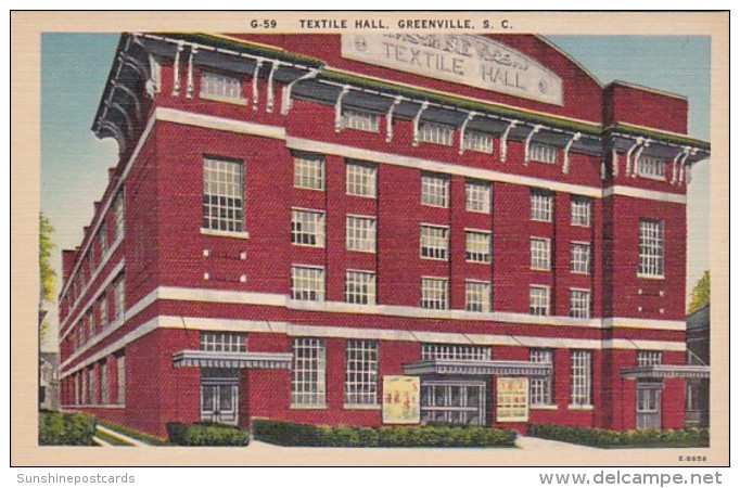 South Carolina Greenville The Textile Hall - Greenville