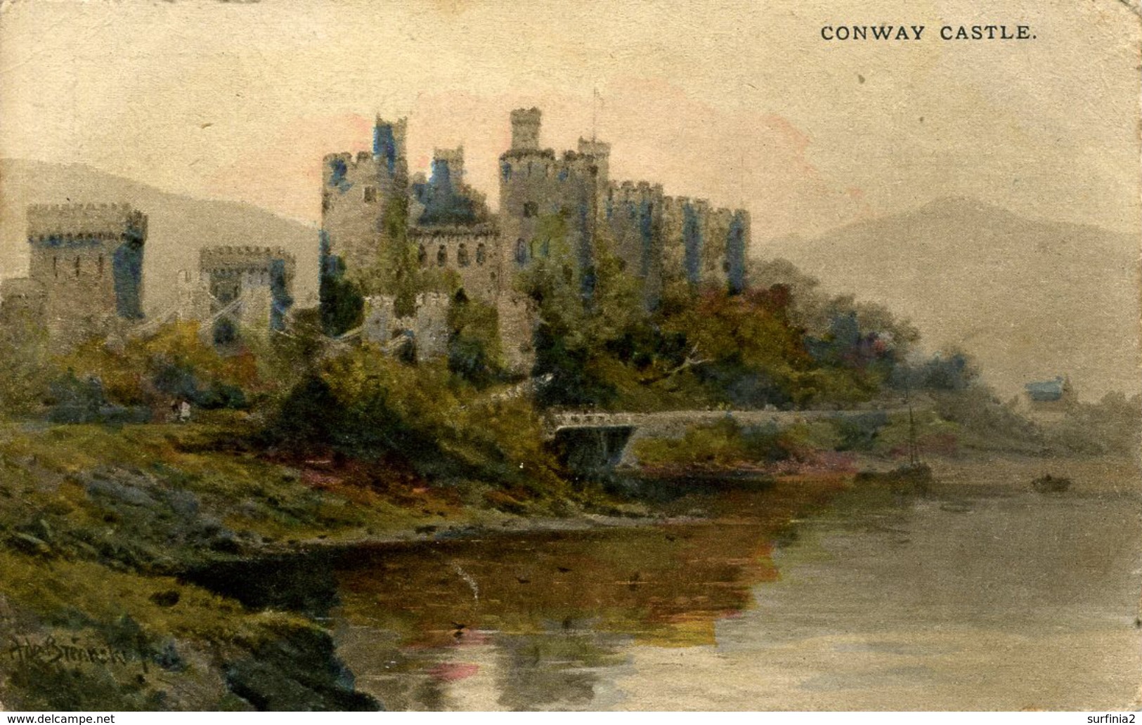 BREANSKI - CONWAY CASTLE - FAULKNER SERIES 1707 F - Caernarvonshire