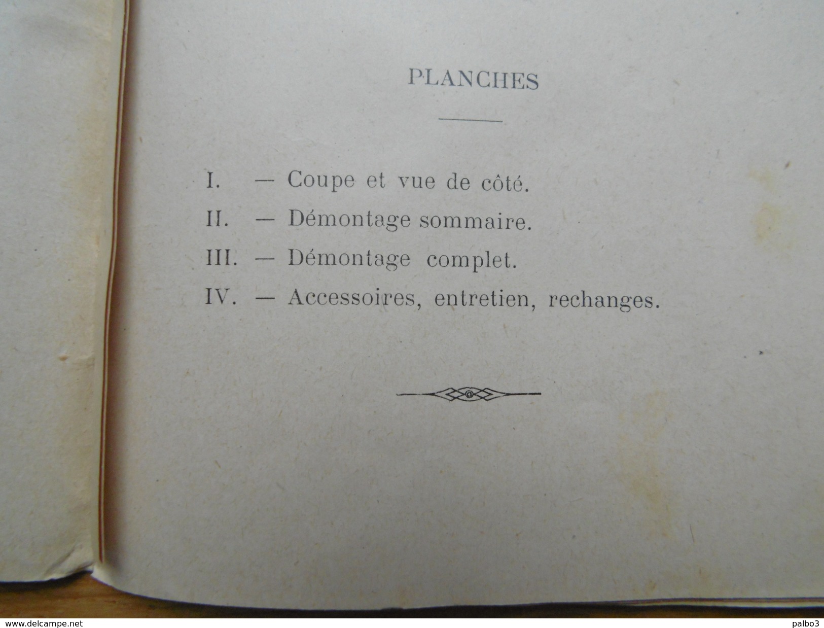 manuel notice sur le pistolet mitrailleur modele 1938 PM38 daté 1948 PM 38