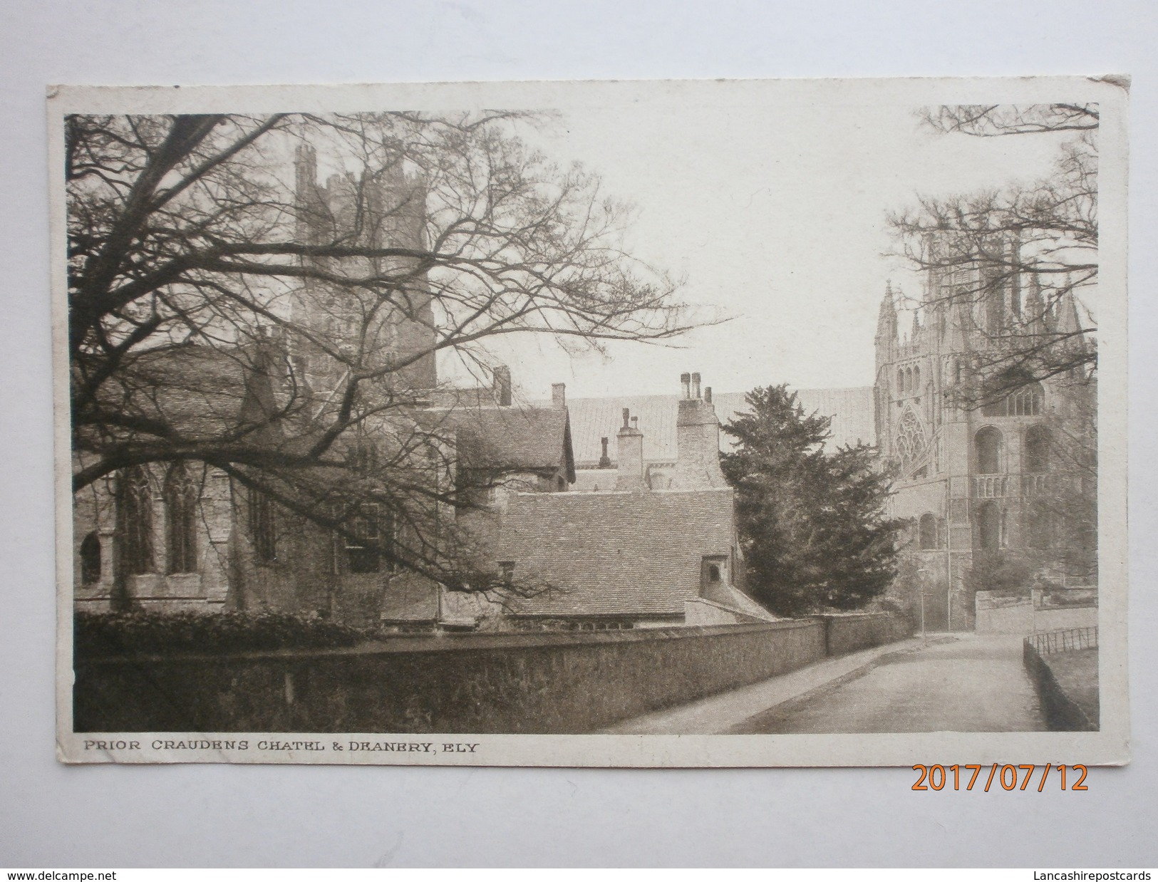 Postcard Prior Craudens Chatel & Deanery Ely By Bolton Of Ely My Ref  B11467 - Ely