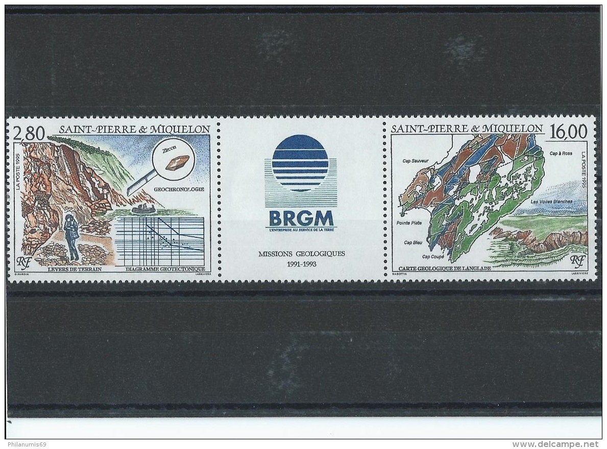 SPM 1995 - YT N° 619A NEUF SANS CHARNIERE ** (MNH) GOMME D'ORIGINE LUXE - Neufs