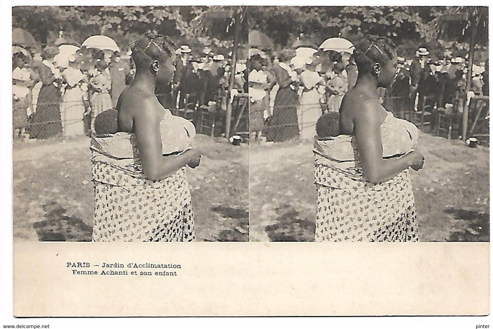 GHANA - Femme Achanti Et Son Enfant - Jardin D'Acclimatation Paris - Ghana - Gold Coast