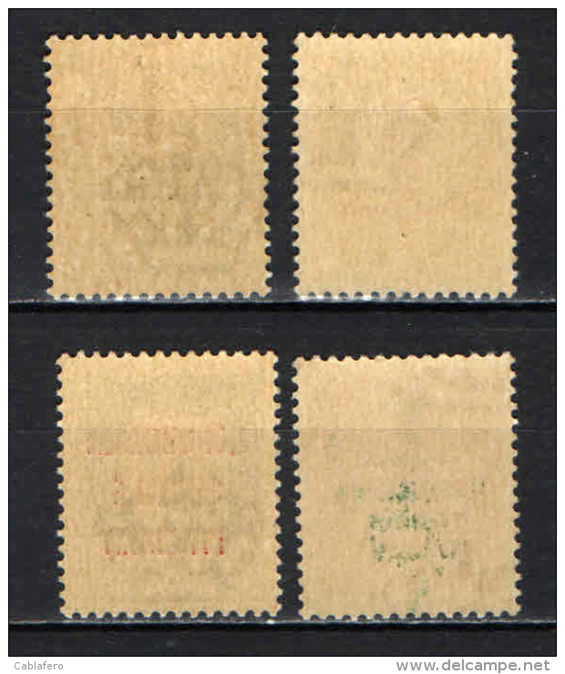 ITALIA RSI - 1944 - FRANCOBOLLI DELLA SERIE IMPERIALE CON SOVRASTAMPA - NUOVI MNH - Nuovi