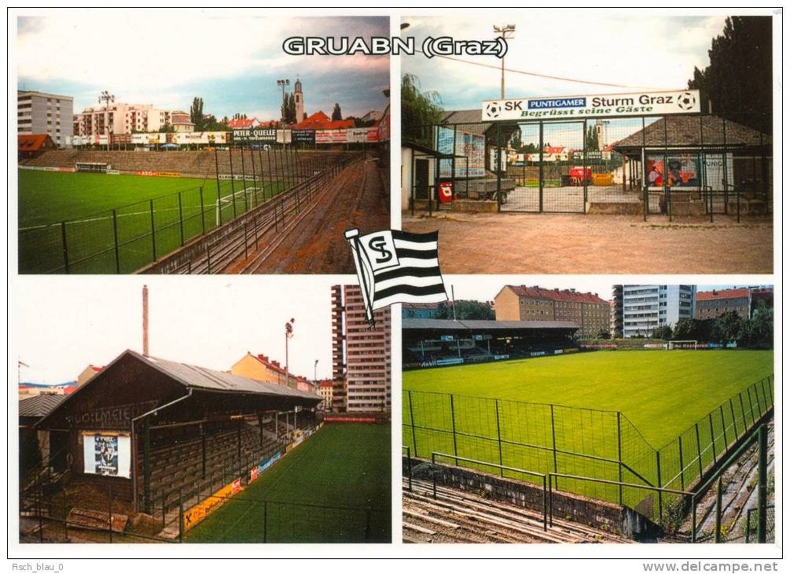 AK Stadion Postkarte Stadium Gruabn SK Sturm Graz Österreich Austria Terrain Sports Ground Stade Sportplatz Estadio - Fussball