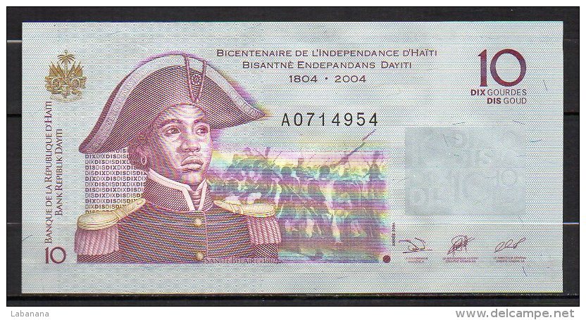 518-Haiti Billet De 10 Gourdes 2004 A071 Neuf - Haïti