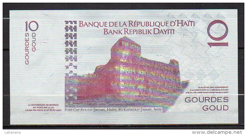 518-Haiti Billet De 10 Gourdes 2004 A071 Neuf - Haiti