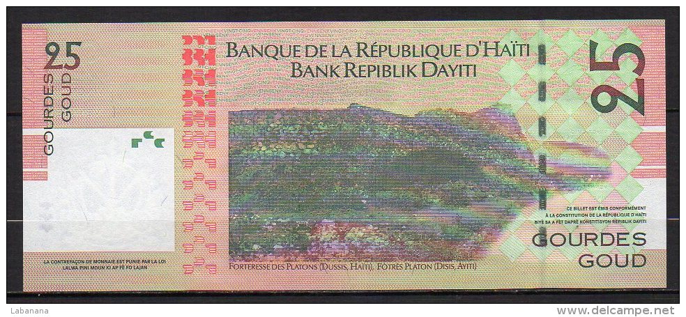 518-Haiti Billet De 25 Gourdes 2004 A168 Neuf - Haïti