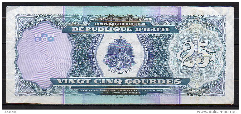 550-Haiti Billet De 25 Gourdes 2009 CS168 - Haïti