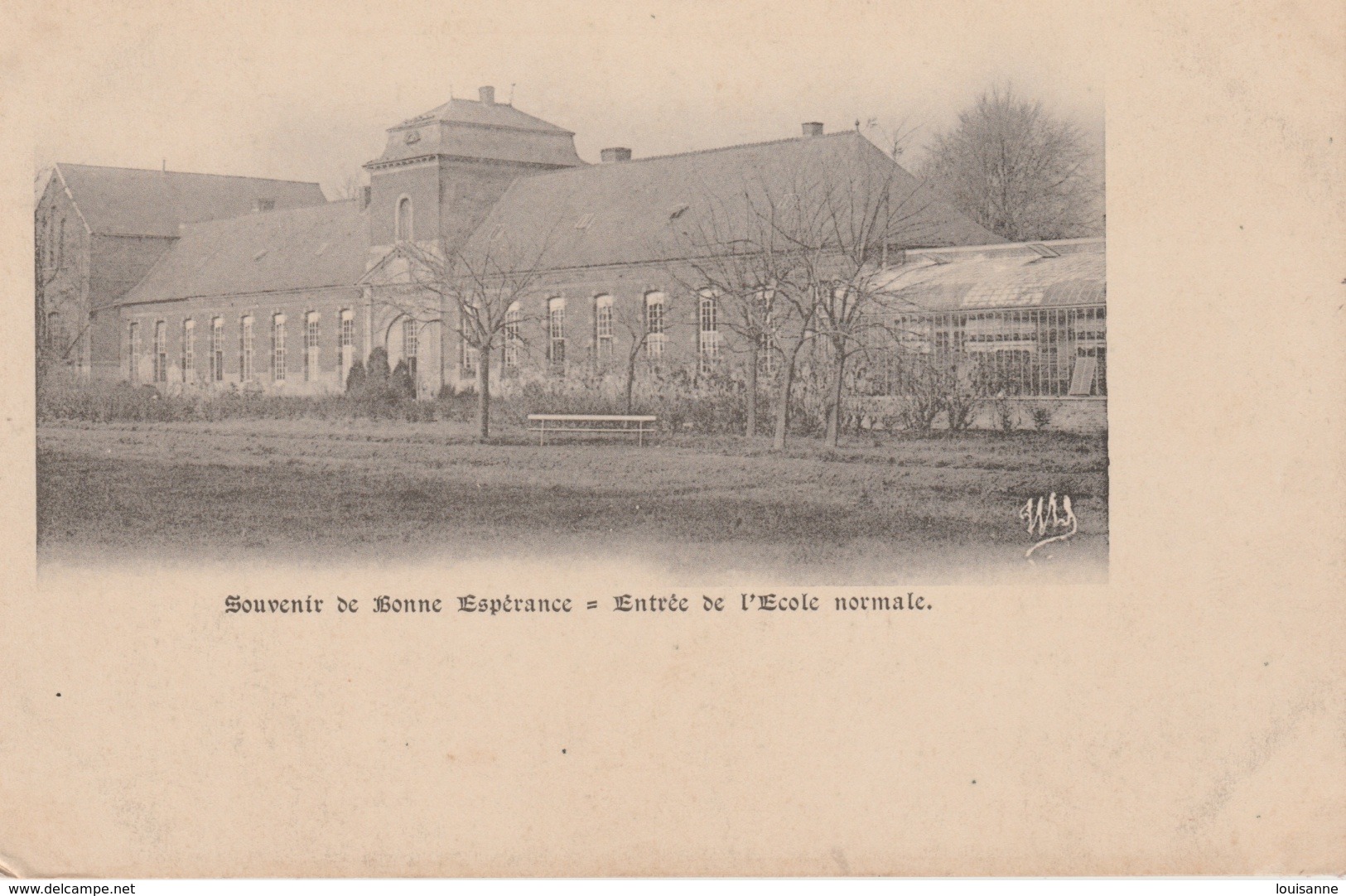 17 / 7 /196    SOUVENIR  DE  BONNE  ESPÉRANCE  -  ENTRÉE  DE  L'ÉCOLE  NORMALE -  BRAINE  LE  COMTE - Braine-le-Comte