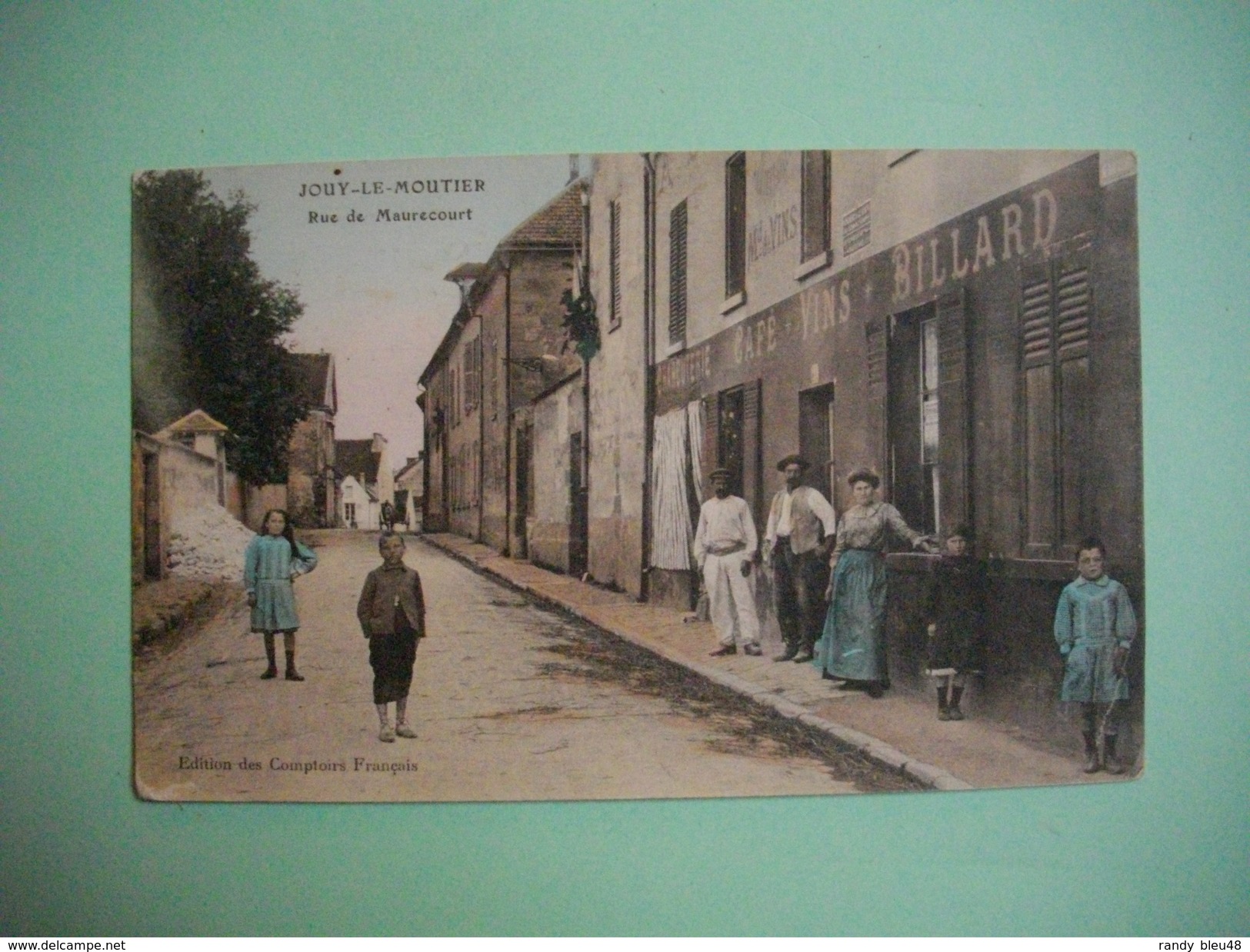 JOUY LE MOUTIER  -  95  -  Rue De Maurecourt  -  Colorisée  -  VAL D'OISE - Jouy Le Moutier