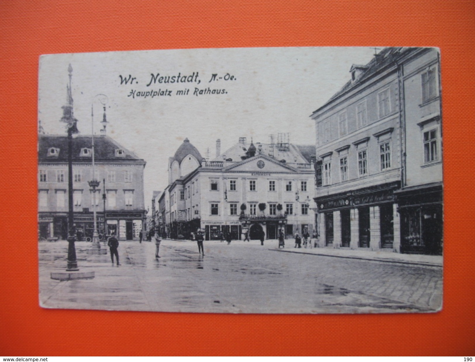 WIENER NEUSTADT.Hauptplatz Mit Rathaus - Wiener Neustadt