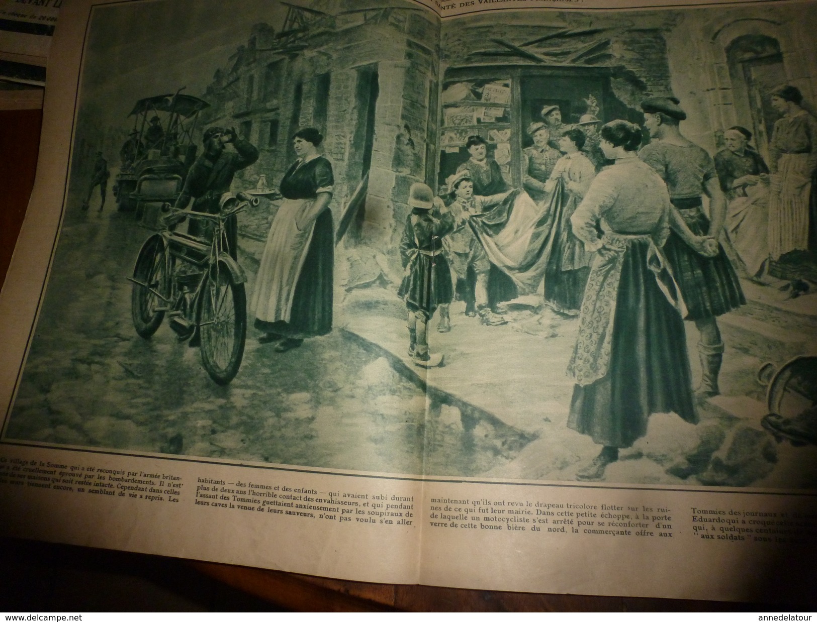 1918 J'AI VU:Le LEON GAMBETTA coule avec ses marins en chantant;Ecole Pupilles de la Marine à Brest;Reporter du front