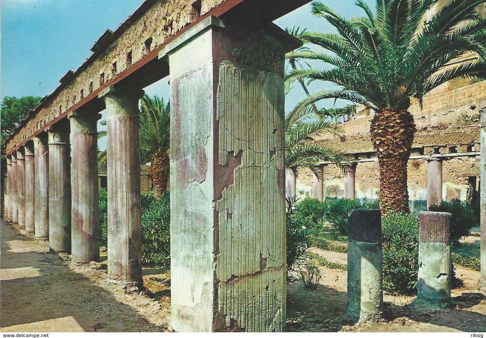 Ercolano - Hercolanum.  Casa D`Argo - Peristilio    Italy.  # 06723 - Ercolano