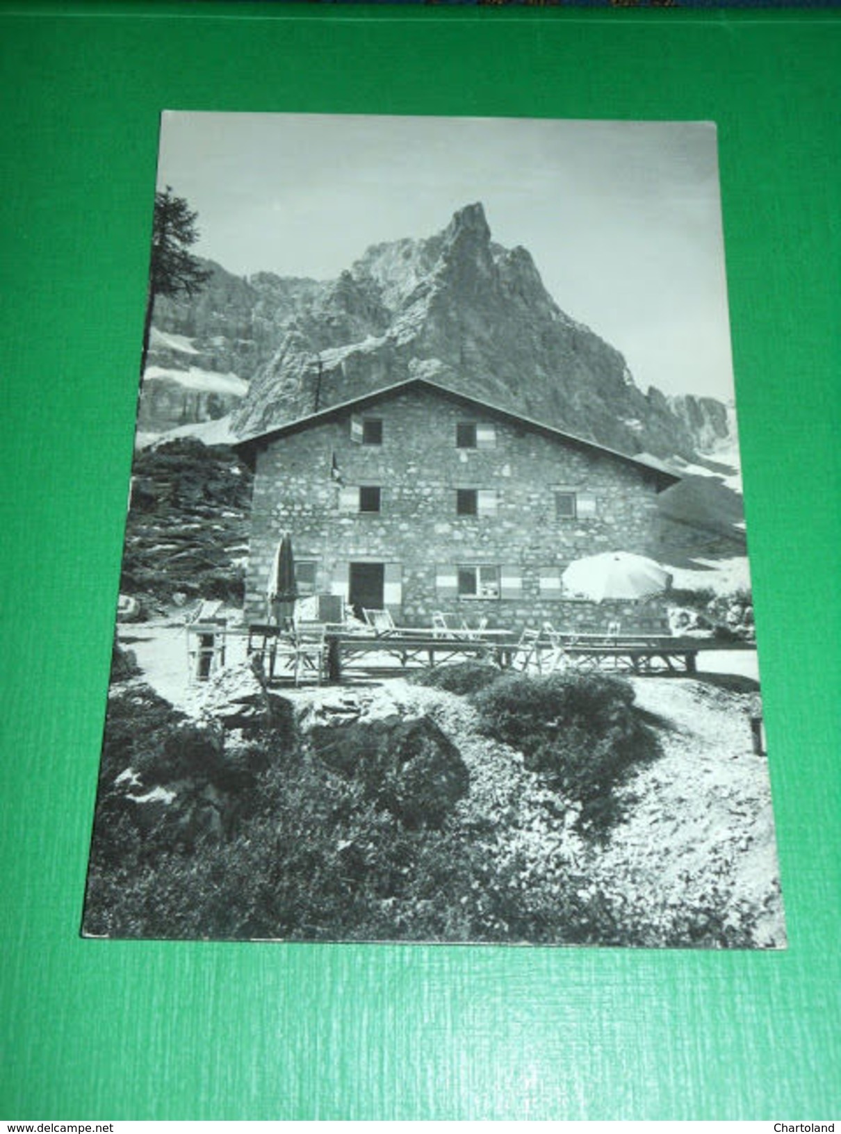 Cartolina Rifugio A. Vandelli Al Sorapis - Dito Di Dio 1955 Ca - Belluno