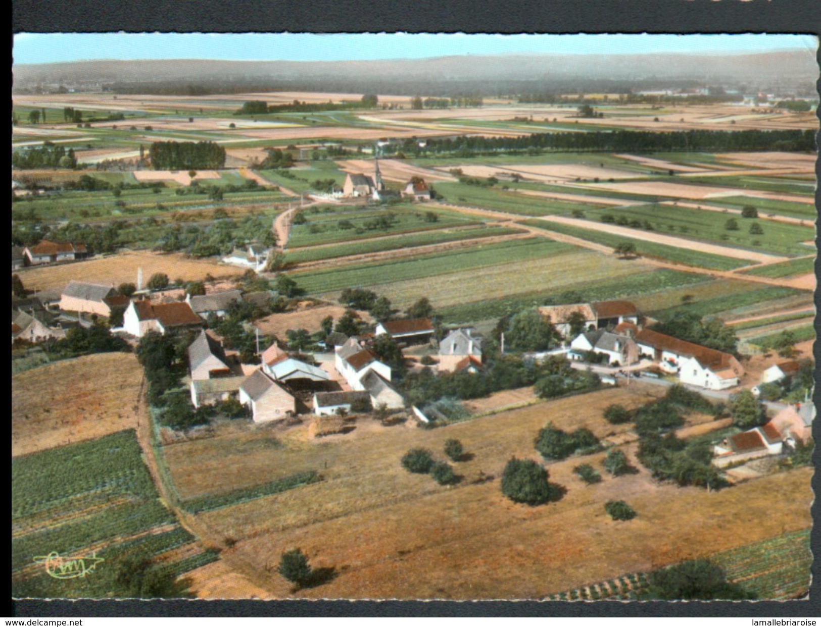 21, SAINTE MARIE LA BLANCHE, QUARTIER DE L'EGLISE, VUE AERIENNE - Autres & Non Classés