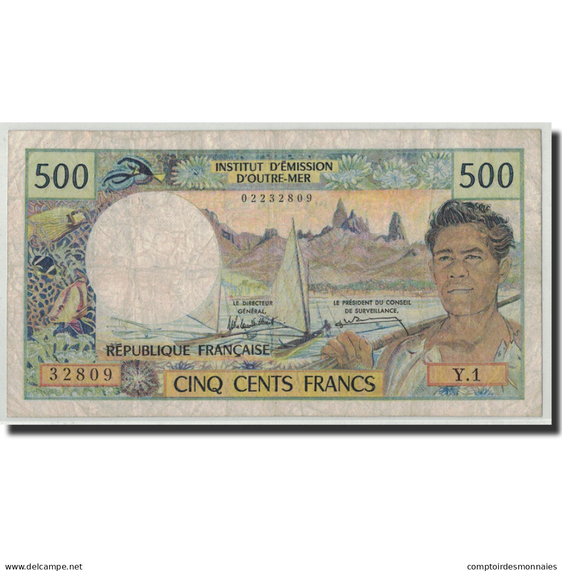Billet, Nouvelle-Calédonie, 500 Francs, Undated (1969-92), KM:60e, TB - Nouvelle-Calédonie 1873-1985