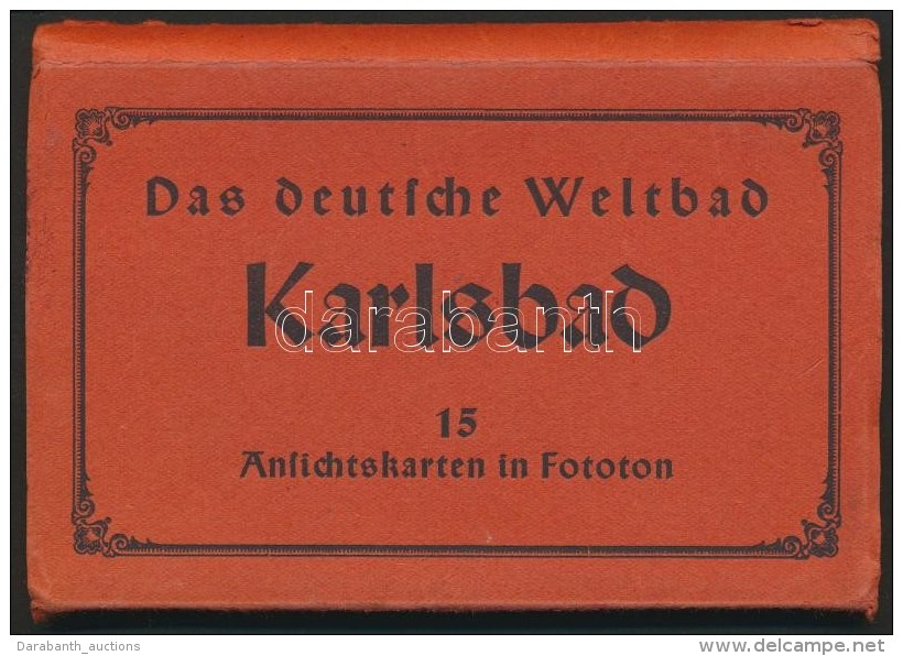 Das Deutsche Weltbad: Karlsbad, 15 Db Leporell&oacute; K&eacute;p - Sin Clasificación