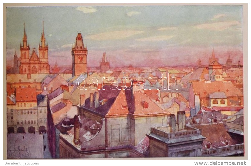 Cca 1910 Jaroslav Setelik (1885-1955): Prag I. Pr&aacute;ga, Minerva. Kiad&oacute;i Pap&iacute;rk&ouml;t&eacute;s.... - Sin Clasificación