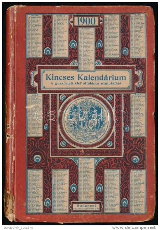 1900 Kincses Kalend&aacute;rium. A Gyakorlati &eacute;let &aacute;ltal&aacute;nos Utmutat&oacute;ja. IV.... - Sin Clasificación