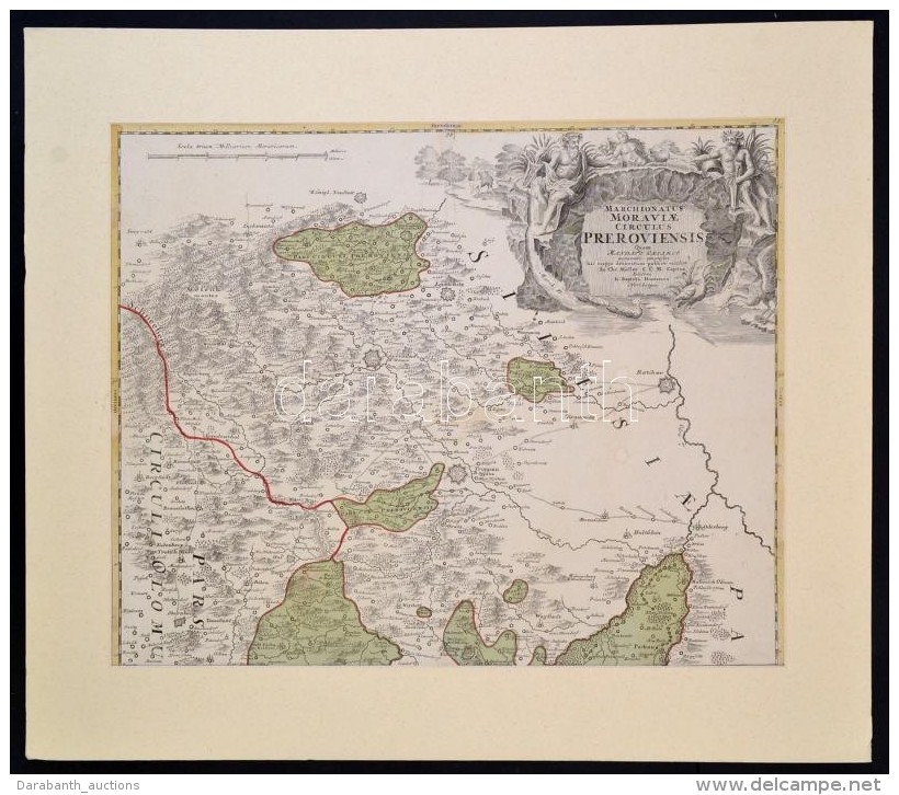 Cca 1720 Johann Baptist Homann: Marchionatus Moraviae Circulus Preroviensis Quem Mandato Caesareo Accurate Emensus... - Other & Unclassified