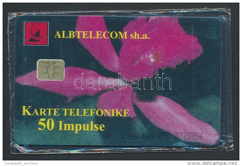 1999 Albtelecom, Alb&aacute;n Telefonk&aacute;rtya, 50 Egys&eacute;ges, Bontatlan Csomagol&aacute;sban. - Sin Clasificación