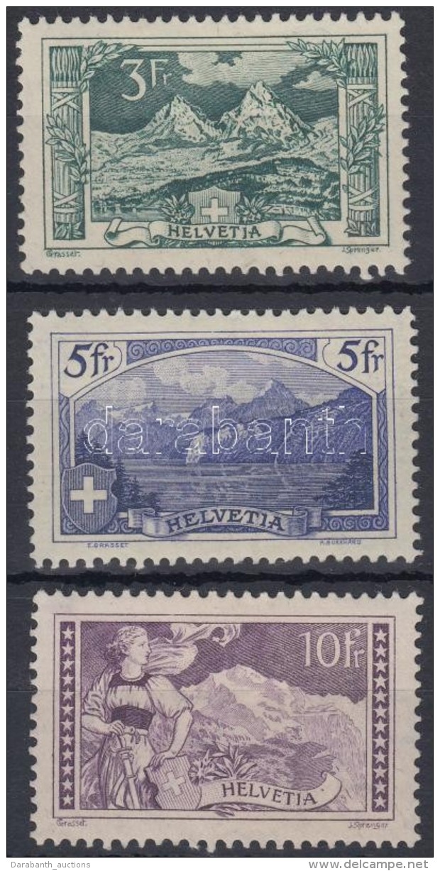 * 1914 Mi 121-123 - Other & Unclassified