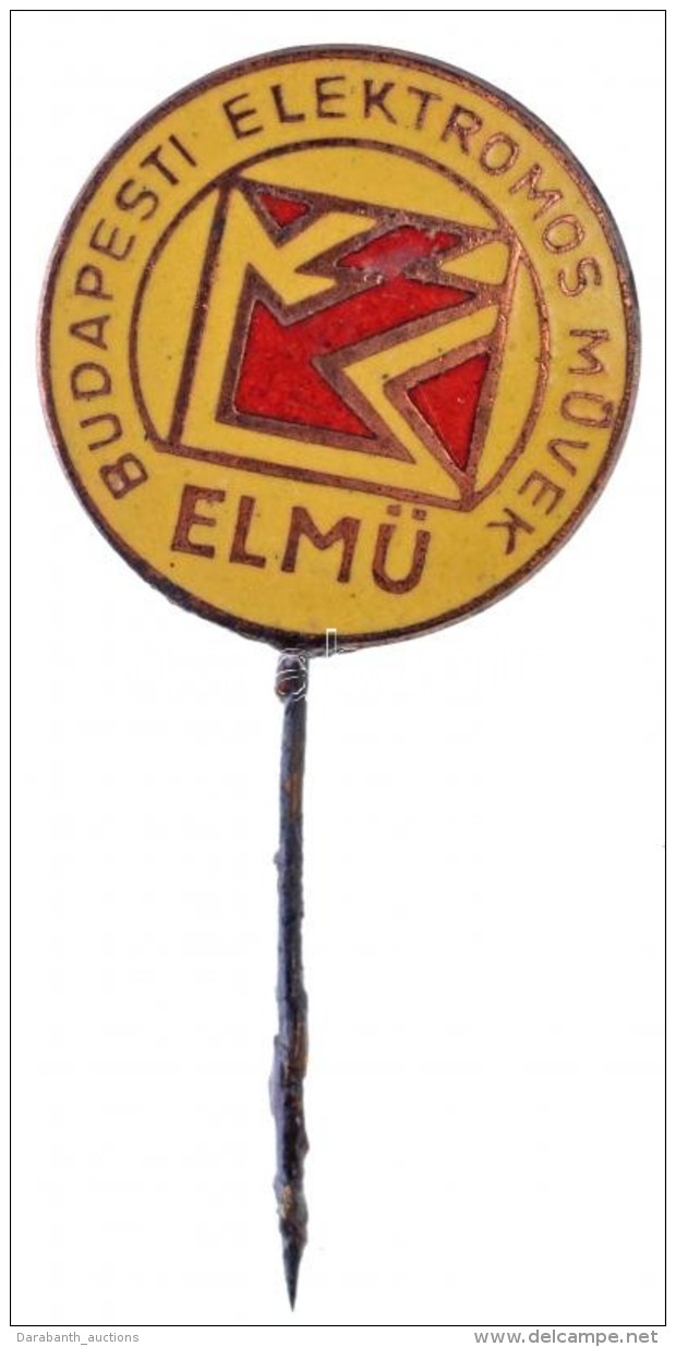~1963. 'Budapesti Elektromos MÅ±vek' Zom&aacute;ncozott KitÅ±zÅ‘ (20mm) T:2 - Unclassified