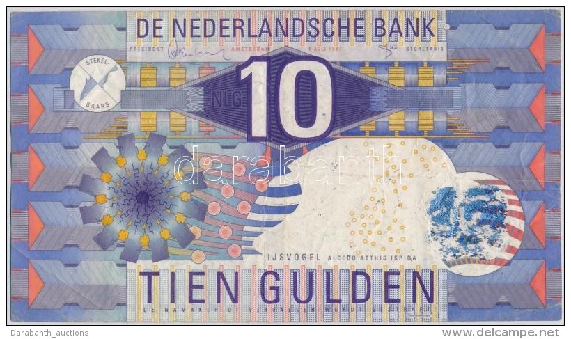 Hollandia 1997. 10G T:III Netherlands 1997. 10 Gulden C:F Krause 99 - Unclassified