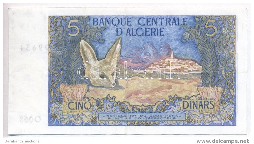 Alg&eacute;ria 1970. 5D T:III
Algeria 1970. 5 Dinars C:F - Sin Clasificación