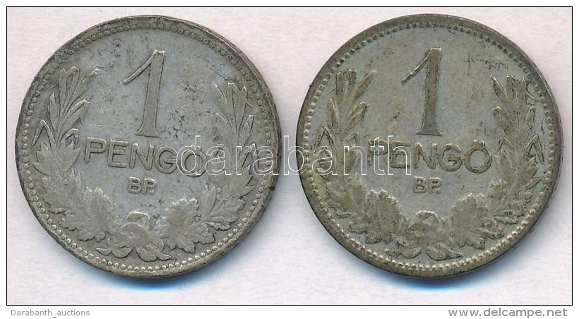 1926-1927. 1P Ag (2x) T:2-,3 Patina - Sin Clasificación