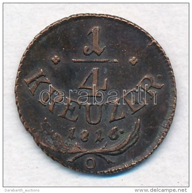 1816O 1/4kr Cu + 1816O 1/2kr Cu T:2- - Unclassified