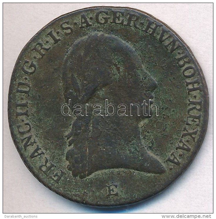 1800E 3kr Cu 'Ferenc' (7,57g) T:2-,3 
Husz&aacute;r: 2024., Unger III.: 1401.b - Sin Clasificación