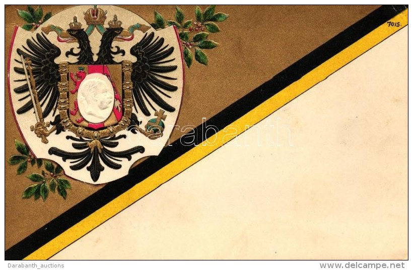 T2/T3 &Ouml;sterreich / Austria Coat Of Arms, Kaiser Franz Josef Emb. Litho (EK) - Sin Clasificación