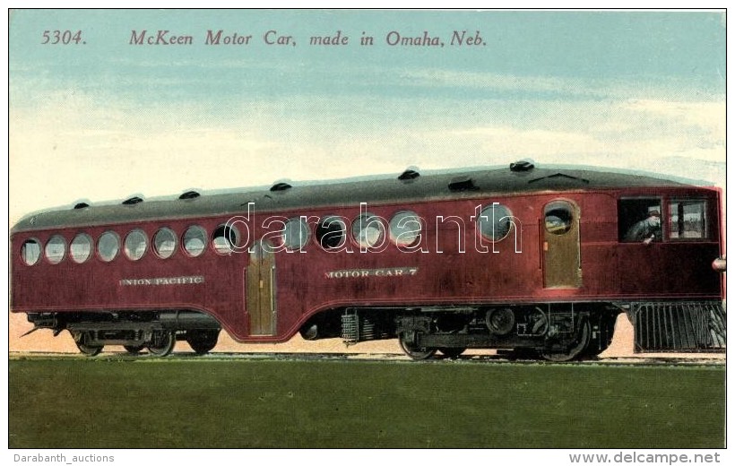 * T2 McKeen Motor Car, Made In Omaha, Union Pacific, Motor Car 7 - Unclassified