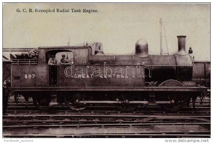 ** T1/T2 G.C.R. 6-coupled Radial Tank Engine, Locomotive, Train 897 Great Central - Unclassified