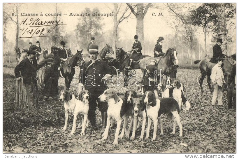 T2 Chasse A Courre, Avant Le Decouple / French Hunters In The Forest Before Hunting - Sin Clasificación