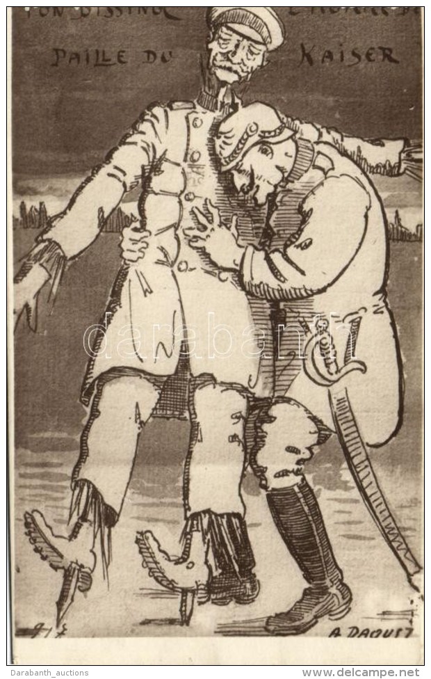 ** T1 Von Bissing, Homme De Paille Du Kaiser / Von Bissing, A Tool Of The Kaiser Only. Anti-German Mocking Postcard... - Sin Clasificación