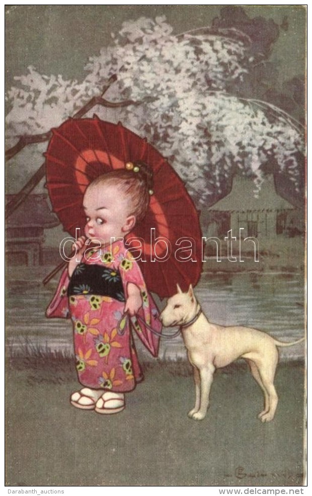 T2 Japanese Girl, Italian Art Postcard CMD 1982-4 S: Colombo - Sin Clasificación