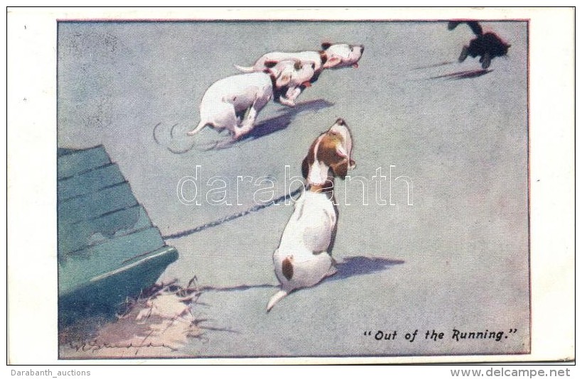 T2/T3 'Out Of The Running' / Studdy's Dogs Series B10 Bonzo Dog S: G. E. Studdy - Unclassified